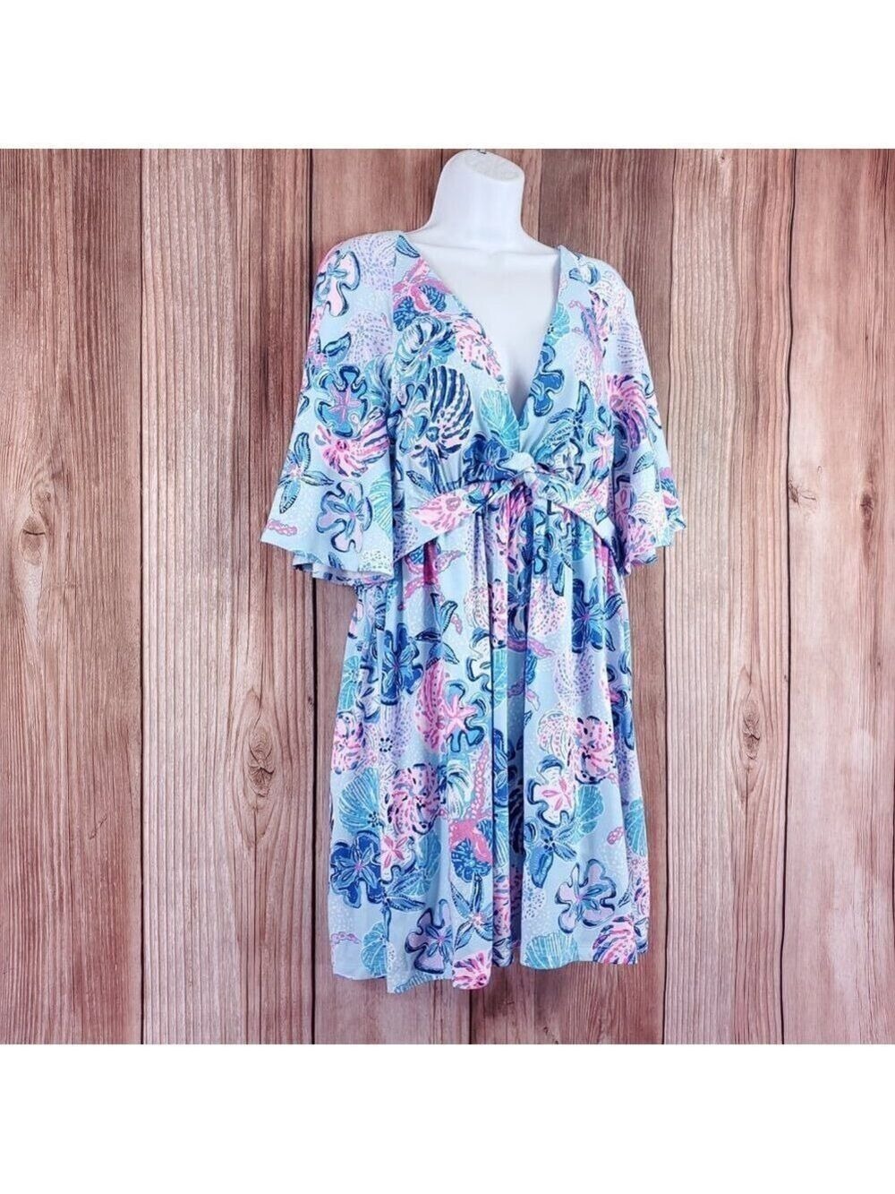 NWT Lilly Pulitzer Minka Skirted Romper Bahamas Beachcomber Womens XL 013470 - Picture 4 of 15